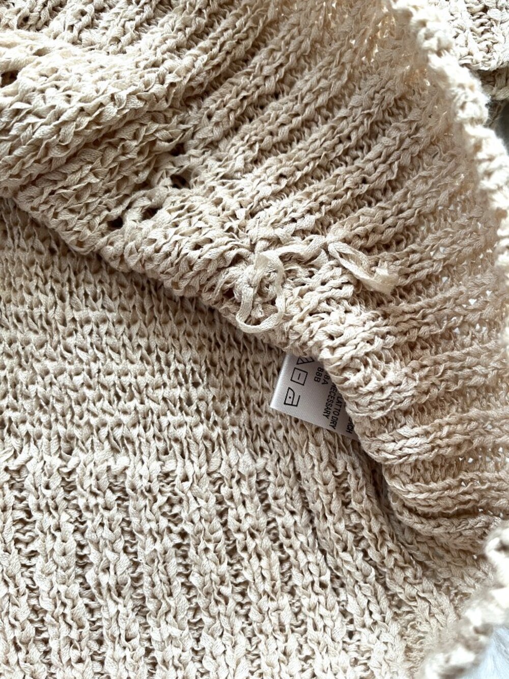 Vintage Designers Originals Studio Sweater Cardigan (Natural) L - Picture 9 of 15